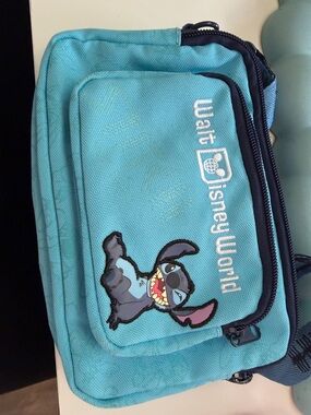 Disney Teal Stitch Crossbody Bag